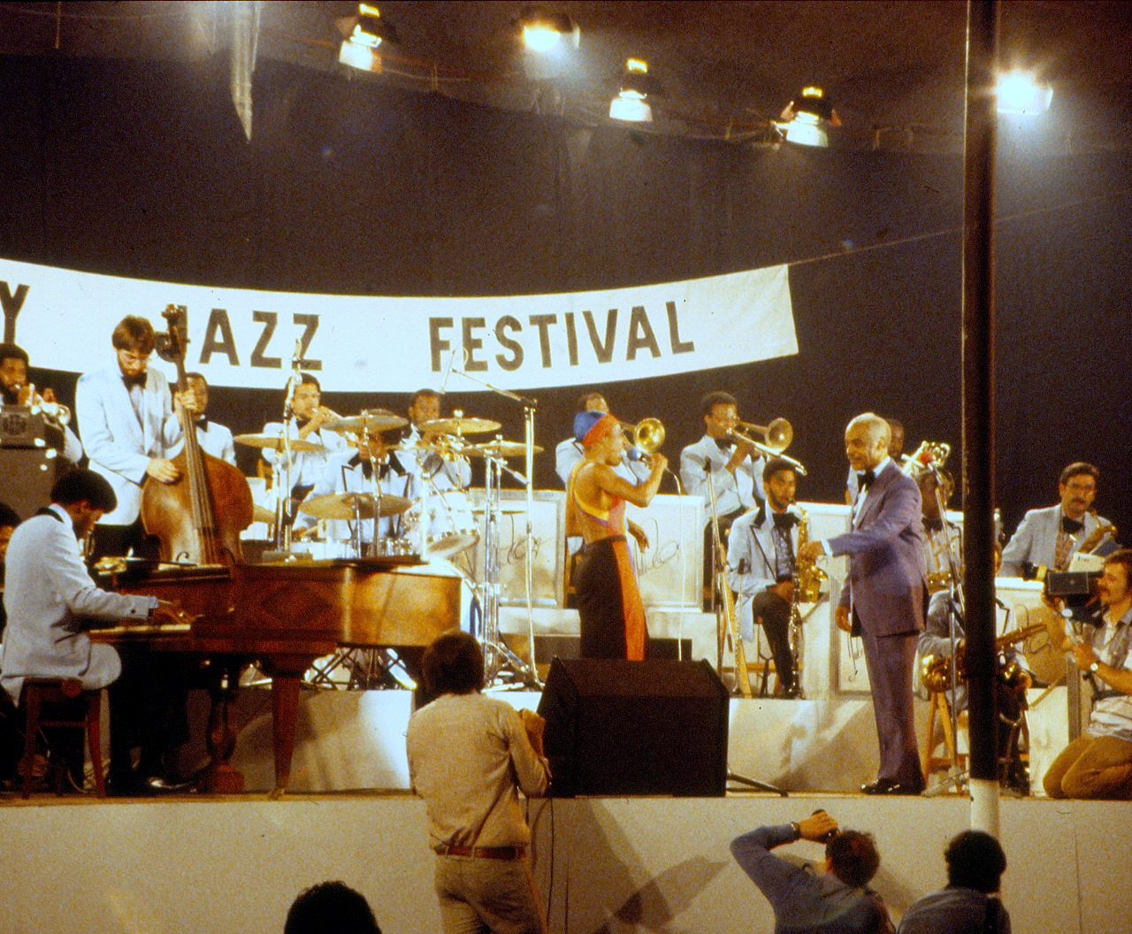 Photo de la scène du festival en 1979